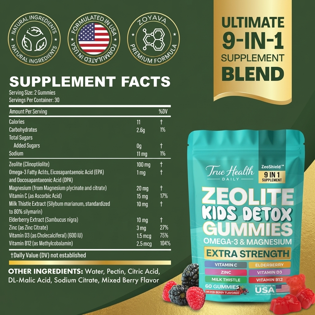 True Health - Zeolite Kids Detox Gummies