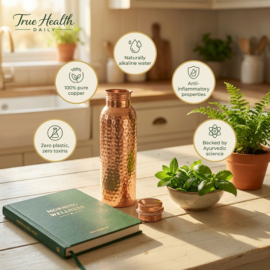 %100 Pure Copper Water Bottle