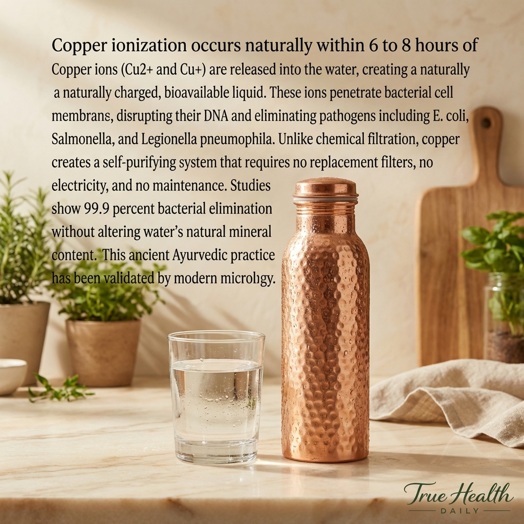 %100 Pure Copper Water Bottle